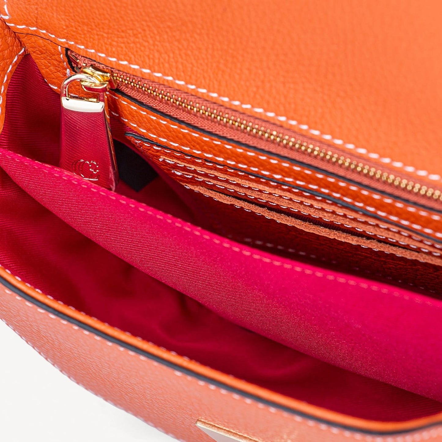 Luna Small Crossbody Bag - orange-Cecily Clune