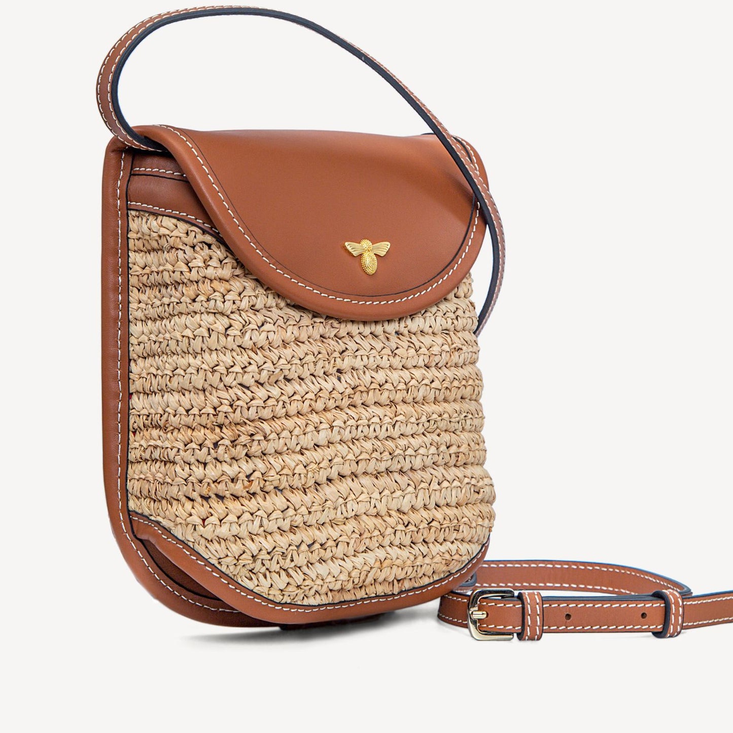 Issy Crossbody Pouch - Tan-Cecily Clune