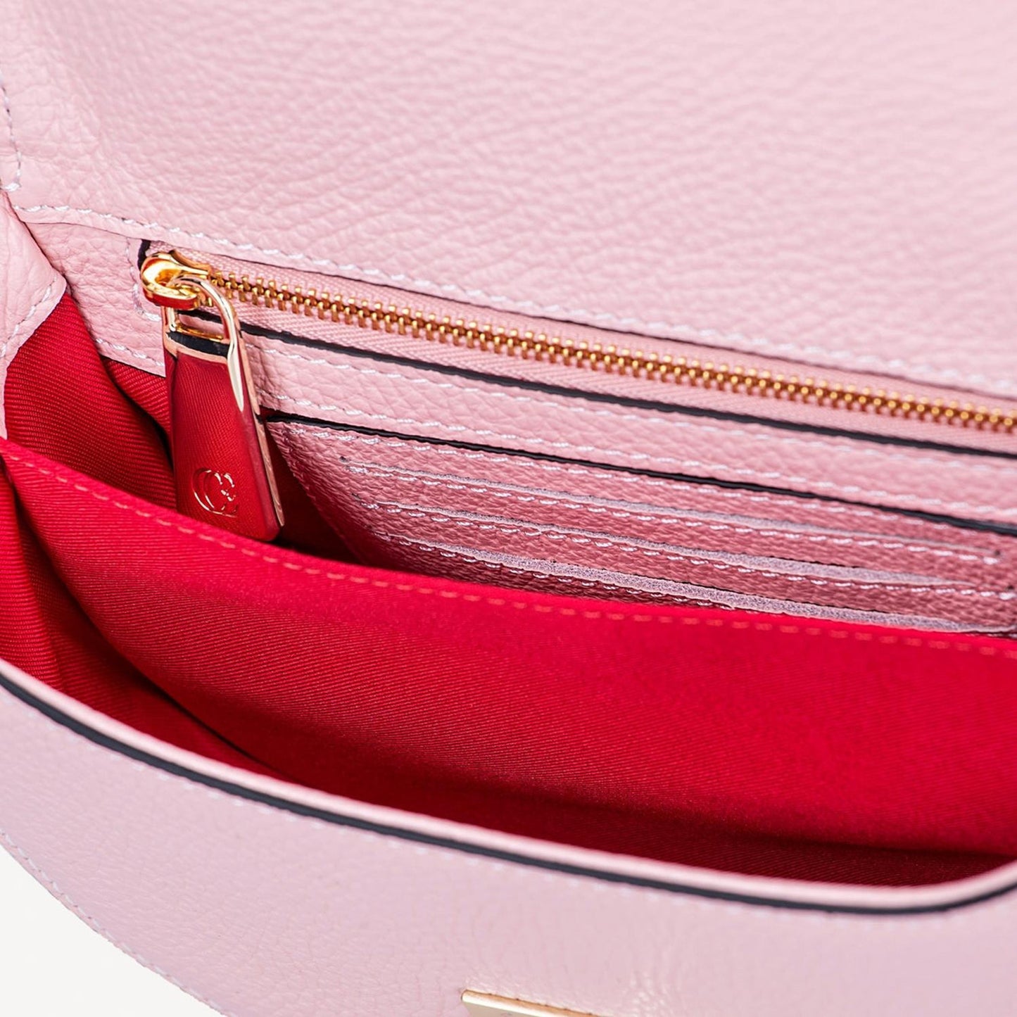 Luna Small Crossbody Bag - blush pink-Cecily Clune