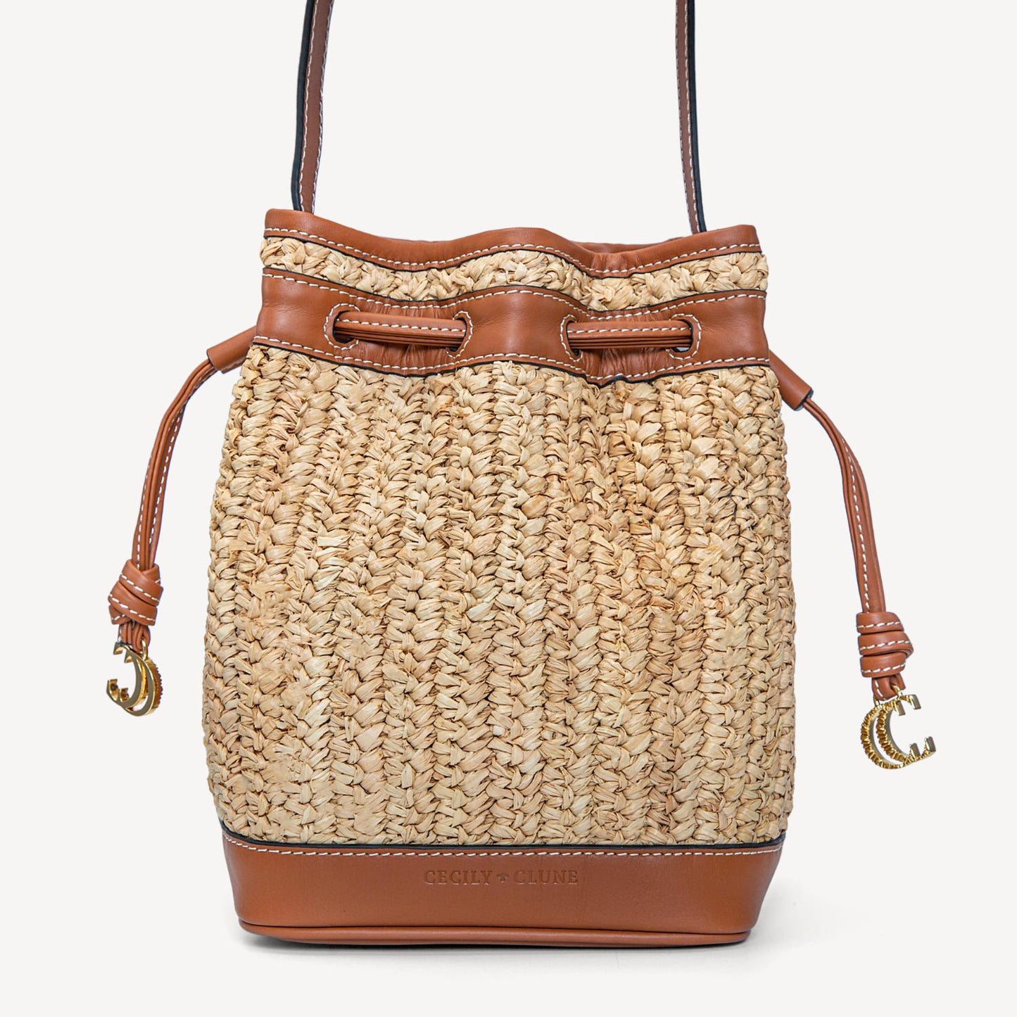 Chloe Bucket Bag - Tan-Cecily Clune