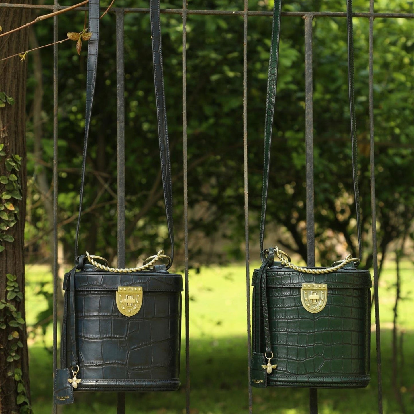 Katherine Bag - Midnight Navy Hand Finished Luxury Leather-Cecily Clune