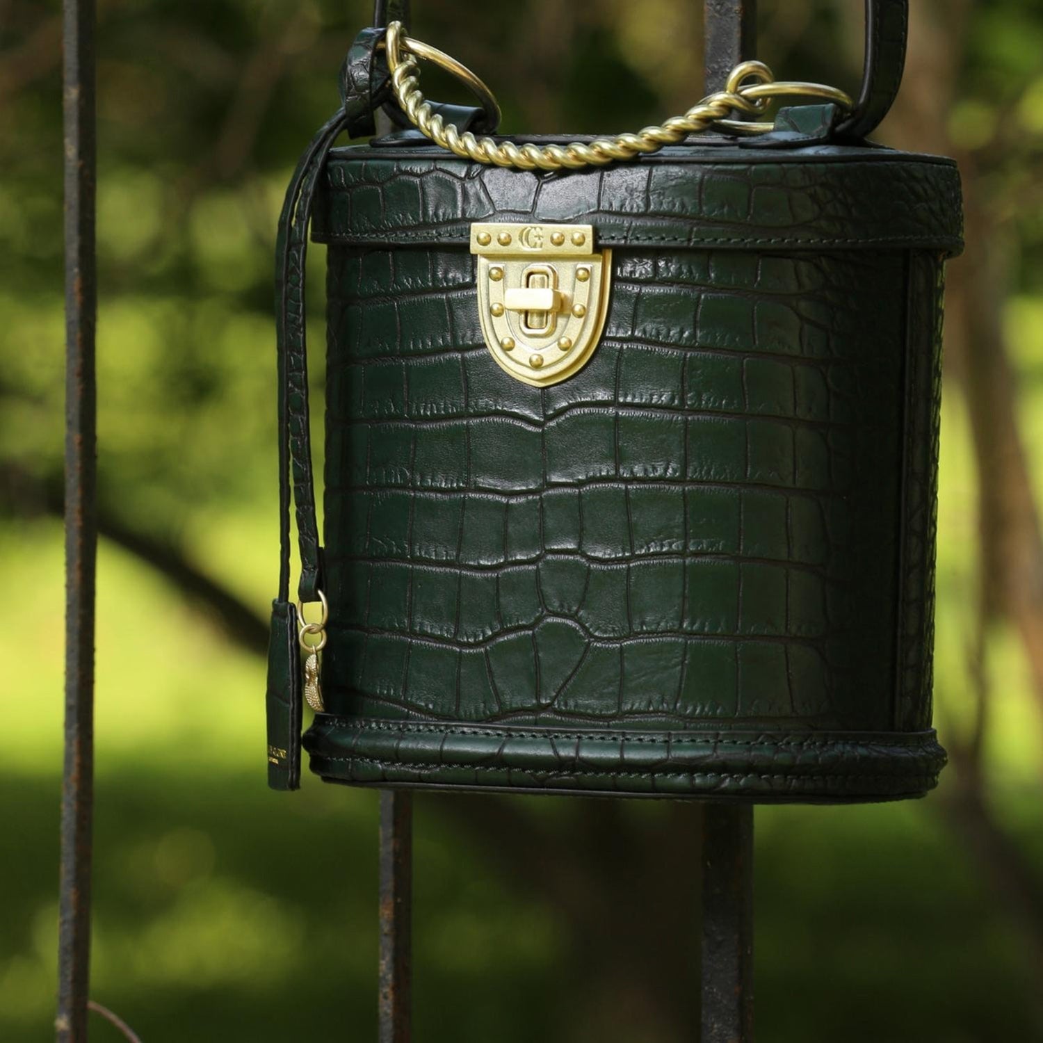 Katherine Bag - Woodsy Green Hand Finished Luxury Leather-Cecily Clune