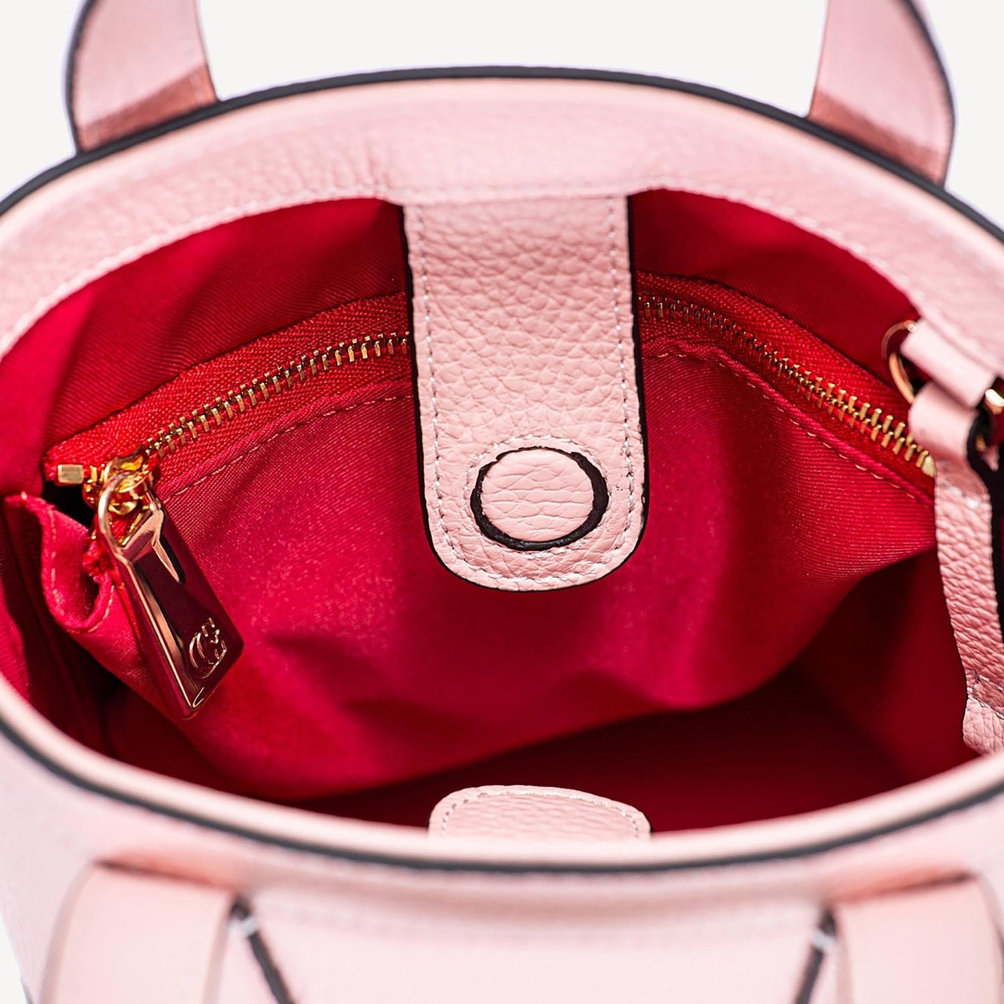 Alice Bucket Bag - Blush Pink Luxury Leather-Cecily Clune
