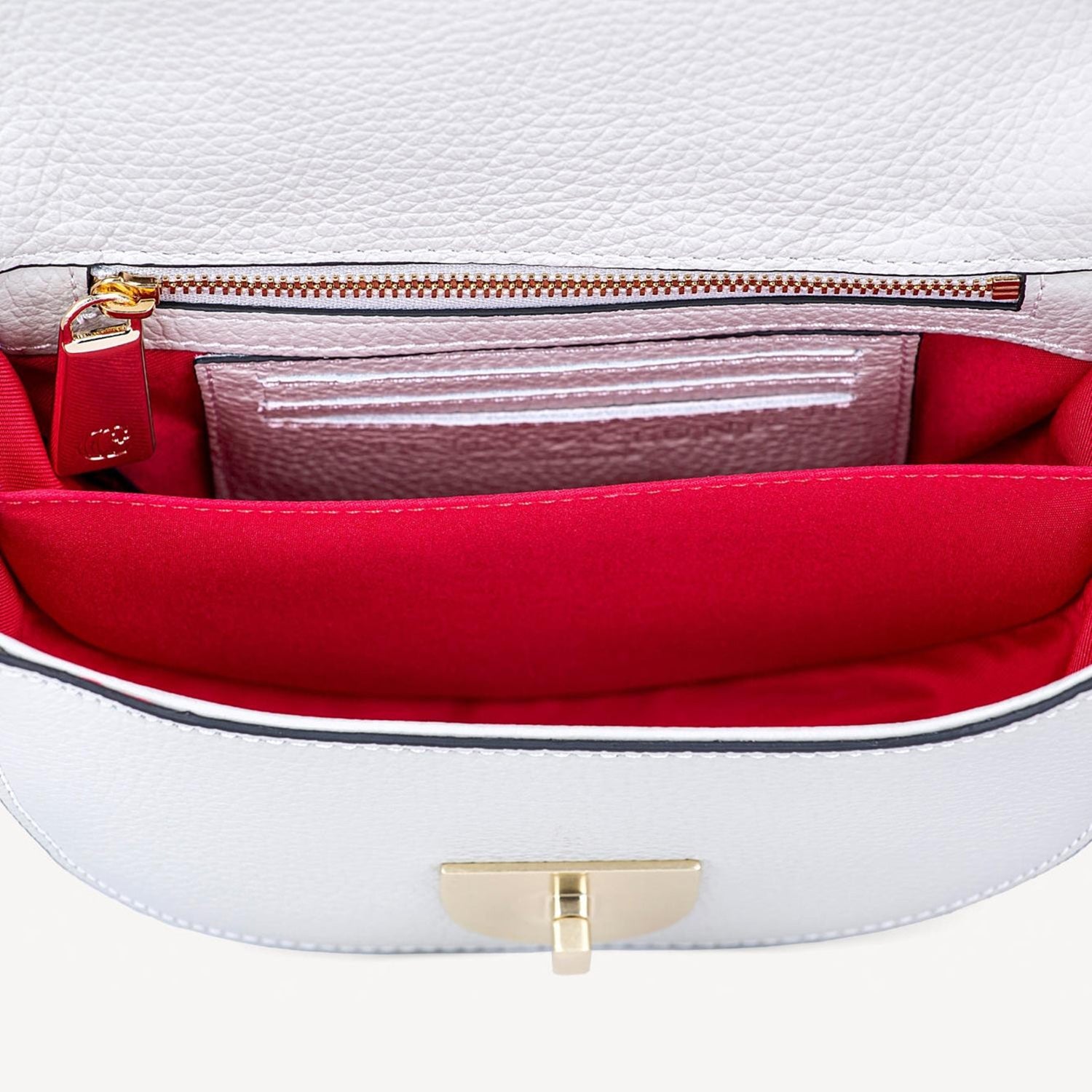 Luna Small Crossbody Bag- dove grey-Cecily Clune