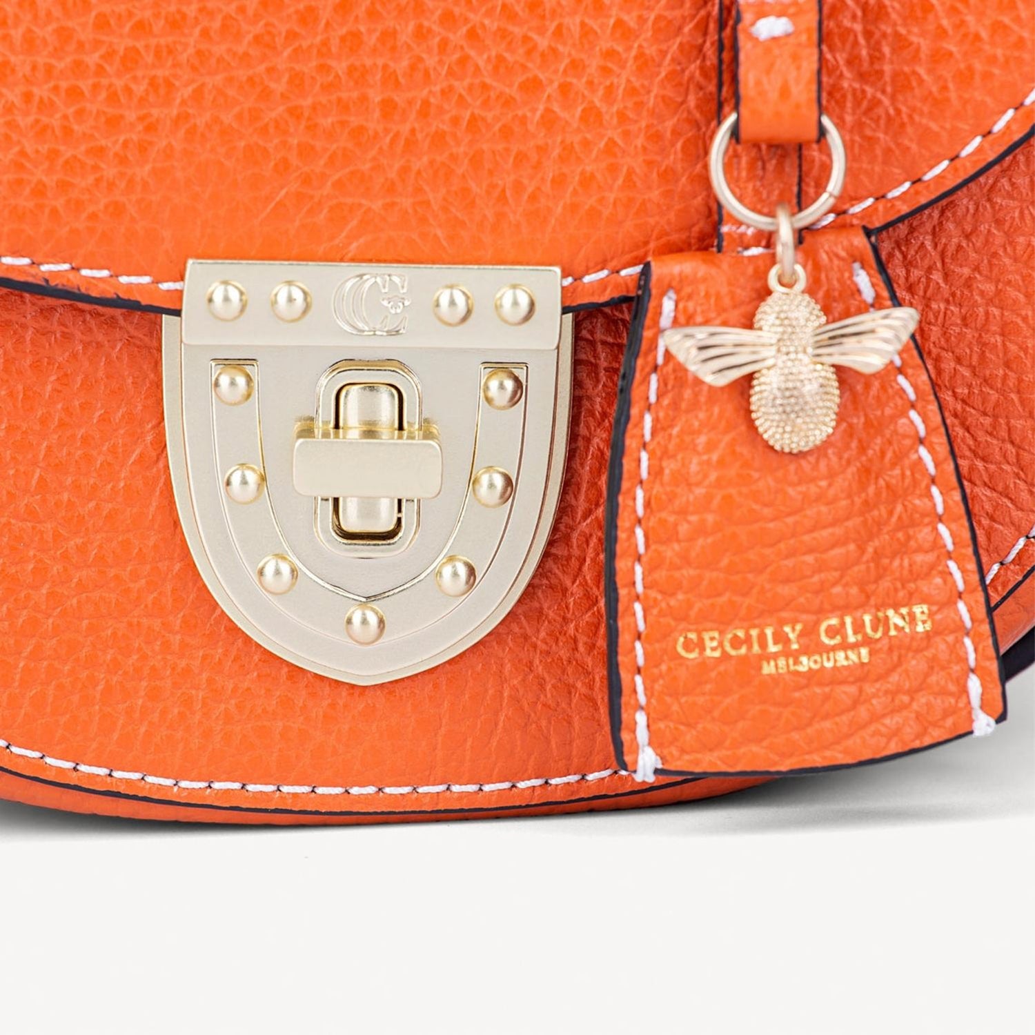 Luna Small Crossbody Bag - orange-Cecily Clune