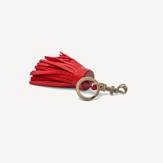 Chunky Tassel and Key Charm-Cecily Clune