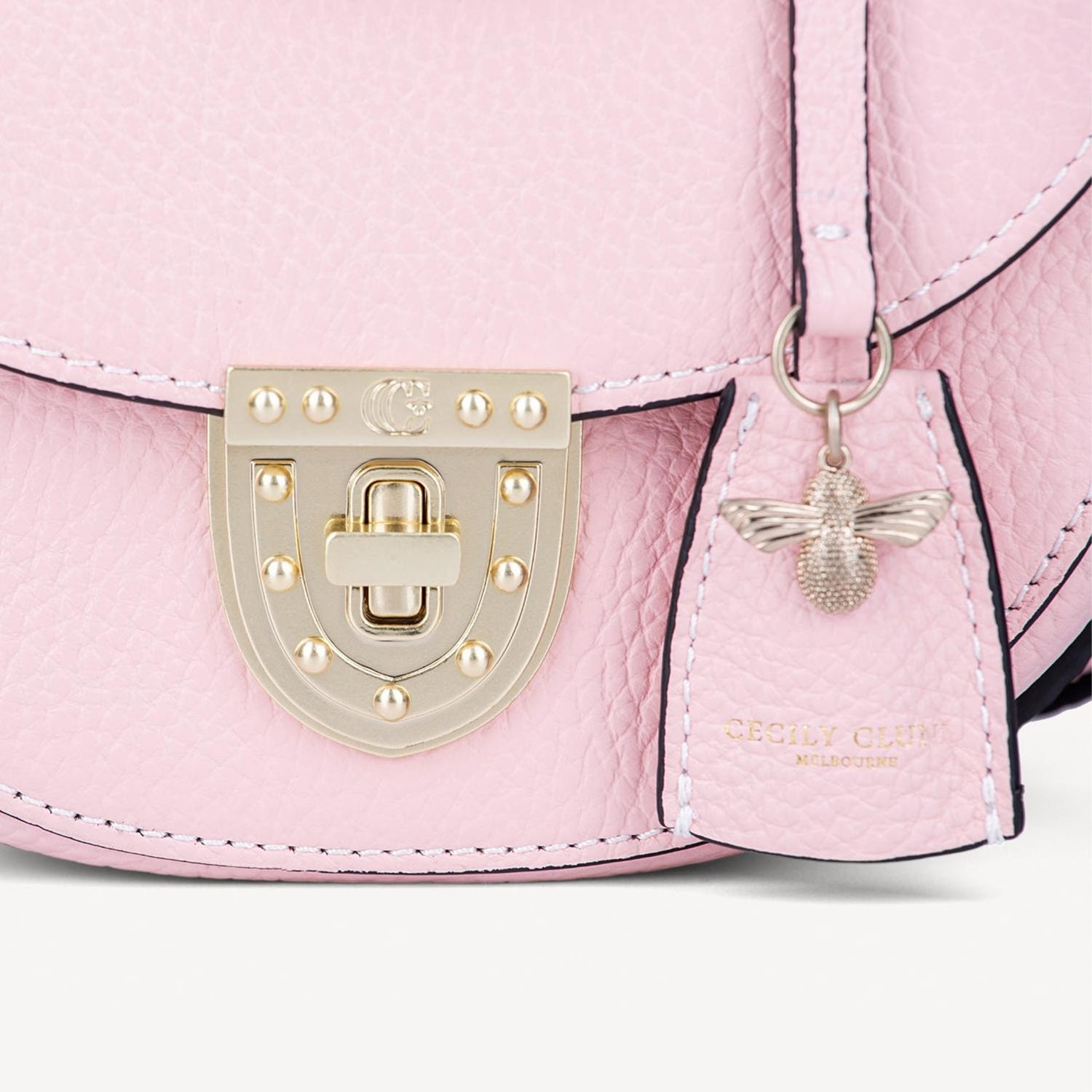 Luna Small Crossbody Bag - blush pink-Cecily Clune