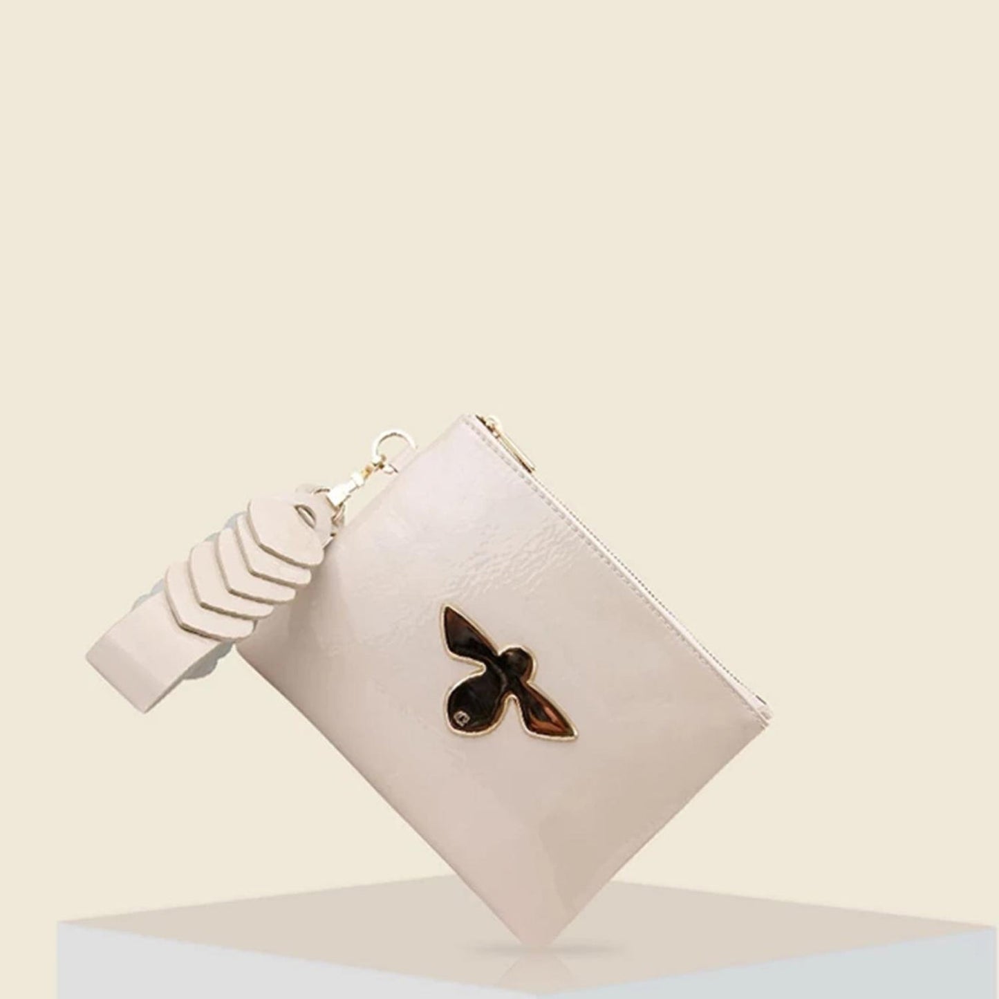 Bee Clutch - ivory-Cecily Clune