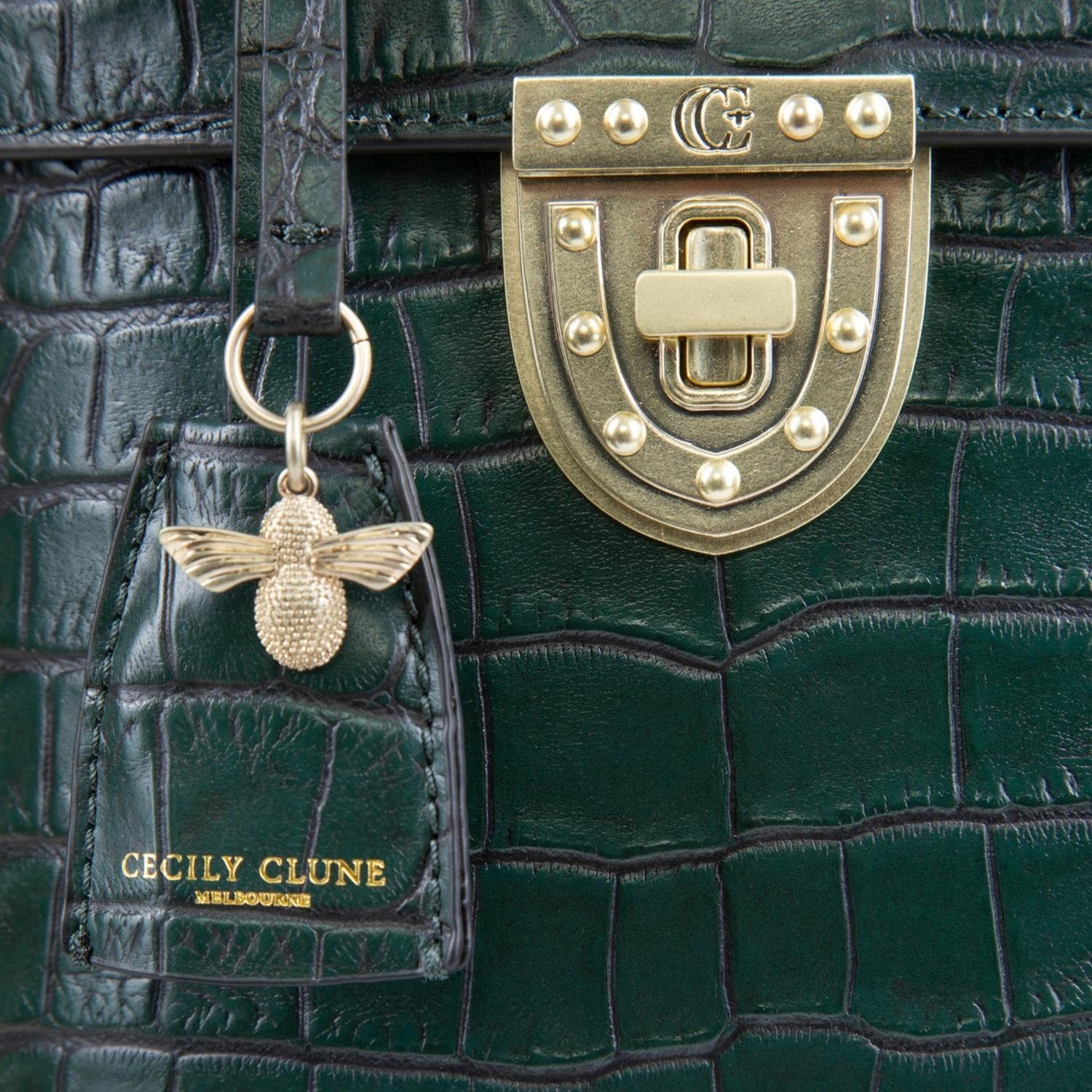 Katherine Bag - Woodsy Green Hand Finished Luxury Leather-Cecily Clune