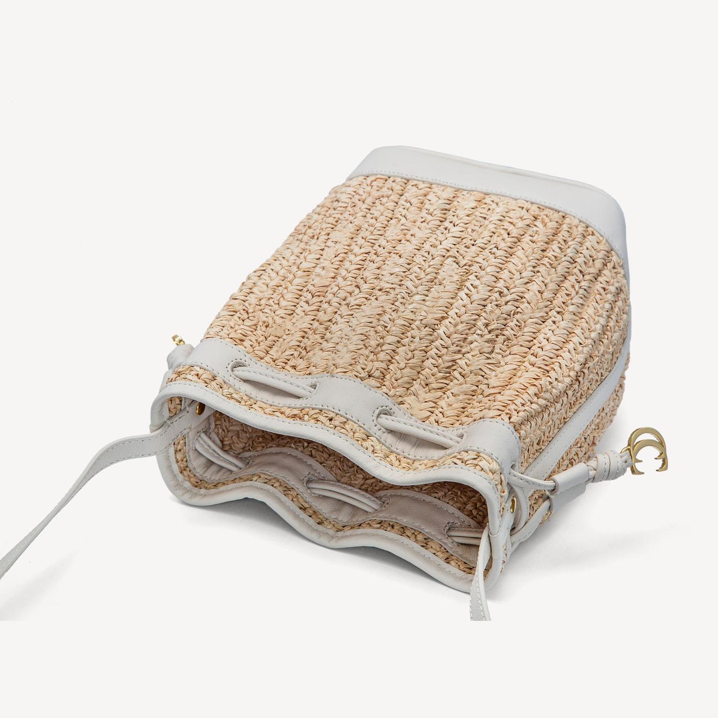 Chloe Bucket Bag - Chalk-Cecily Clune