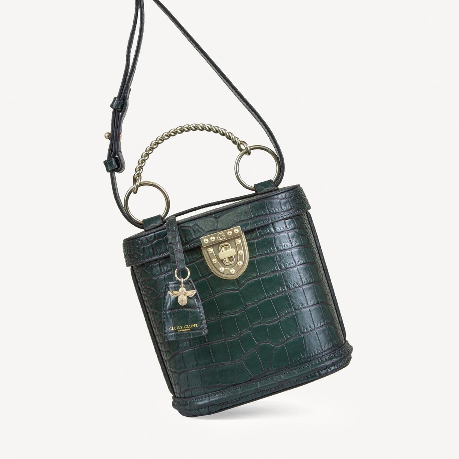 Katherine Bag - Woodsy Green Hand Finished Luxury Leather-Cecily Clune