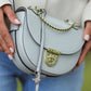 Luna Small Crossbody Bag - Dove Grey-Cecily Clune