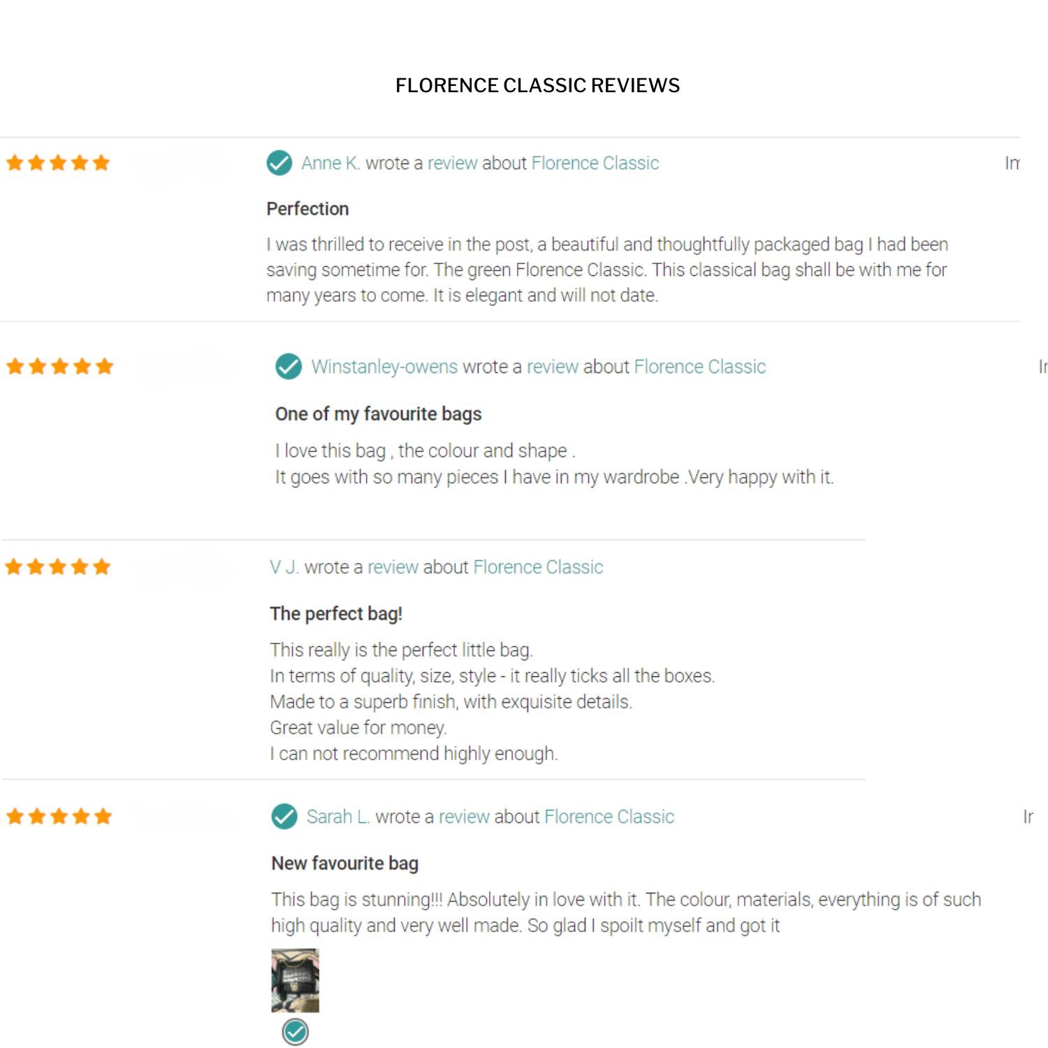REVIEWS FROM CUSTOMERS