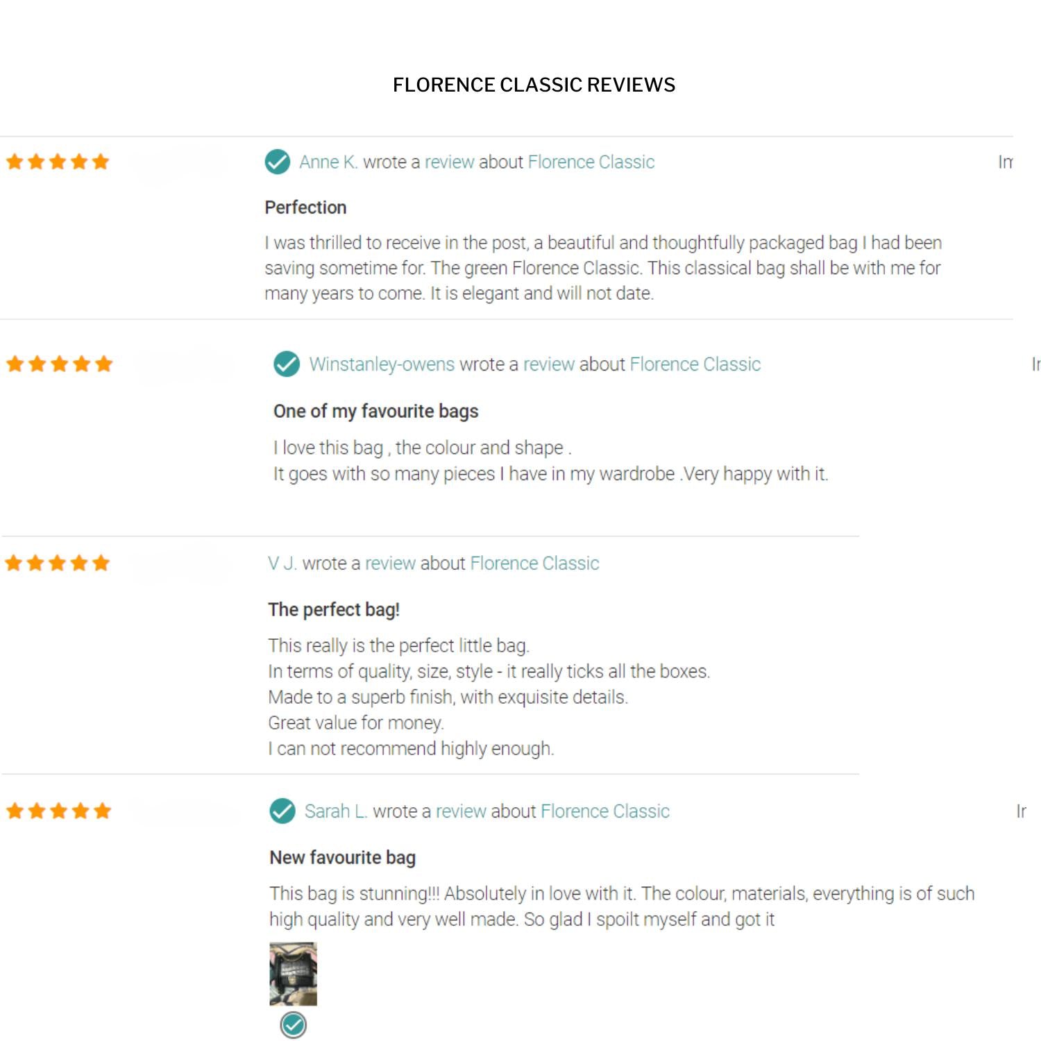 REVIEWS FROM CUSTOMERS