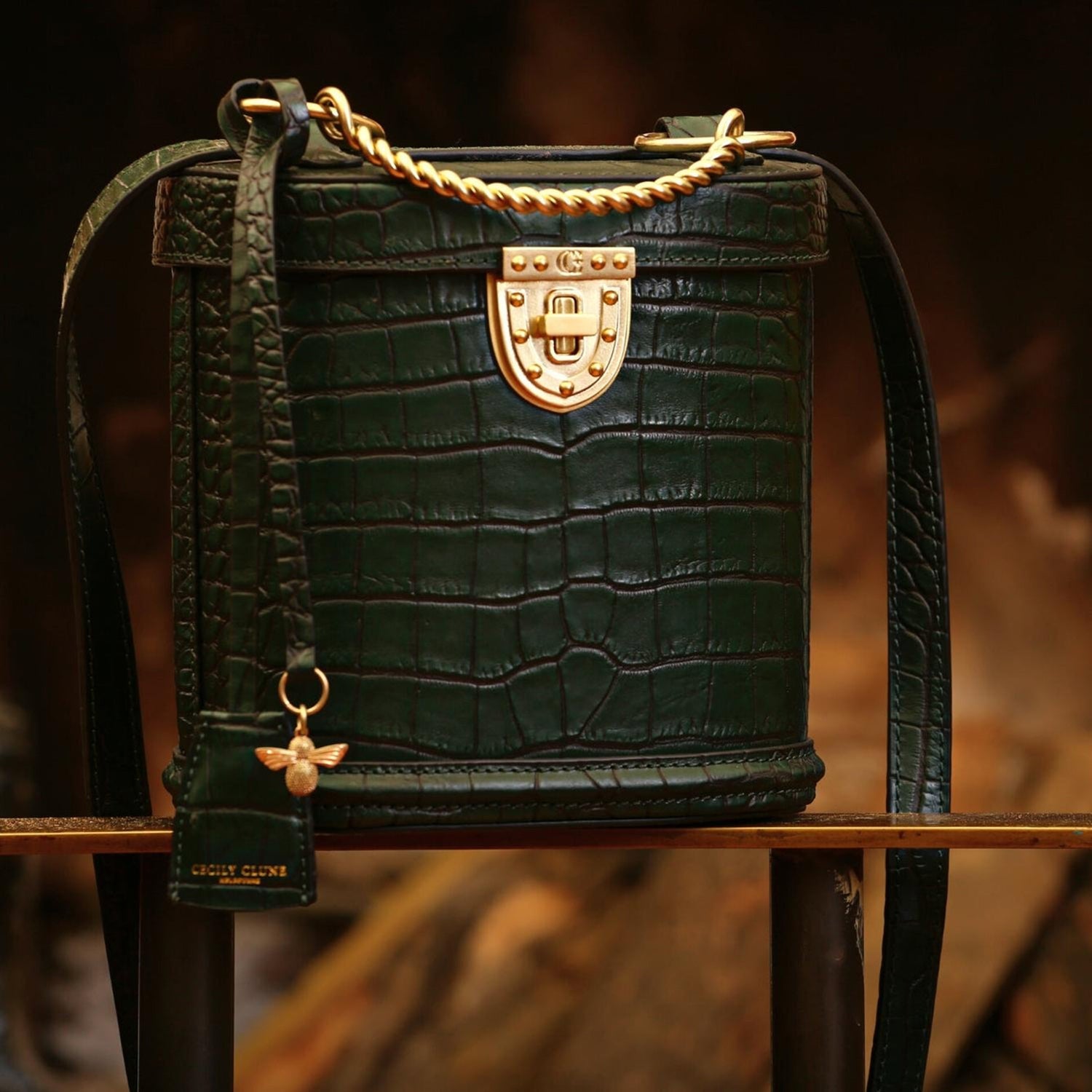 Katherine Bag - Woodsy Green Hand Finished Luxury Leather-Cecily Clune