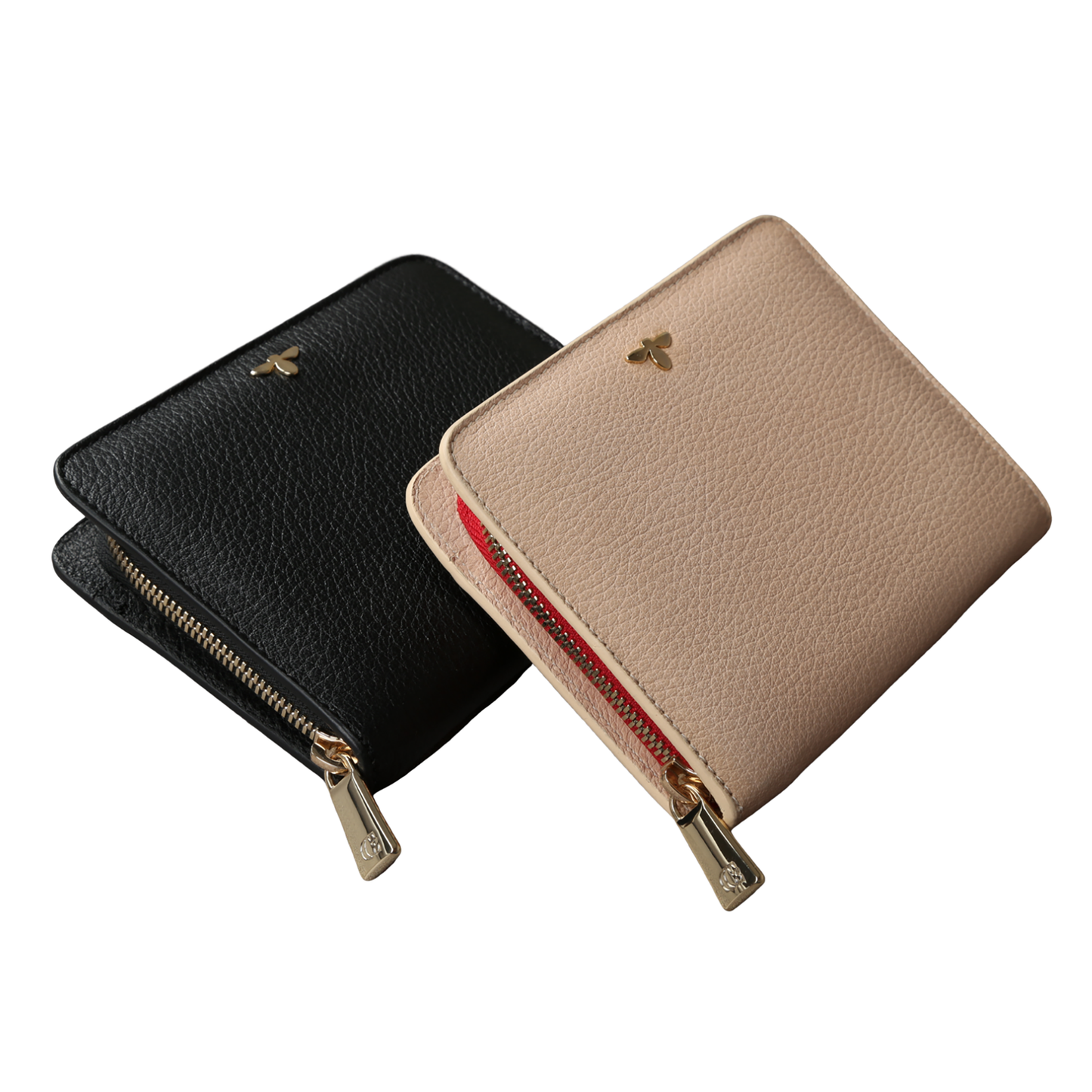 Compact Wallet - Black-Cecily Clune