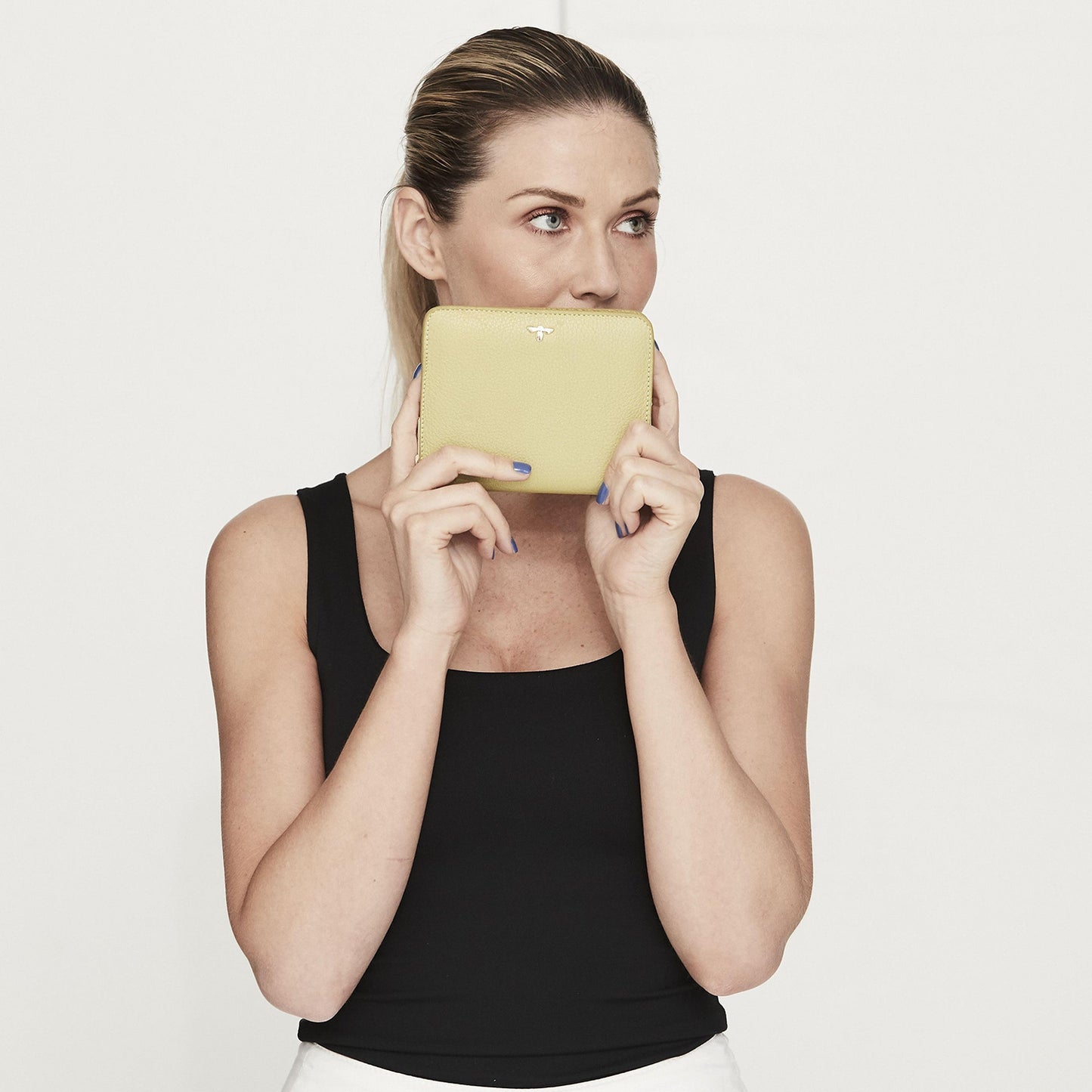 Compact Wallet - Green-Cecily Clune