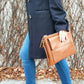 William Street Clutch – Tan-Cecily Clune