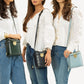 Katherine Bag - Woodsy Green Hand Finished Luxury Leather-Cecily Clune
